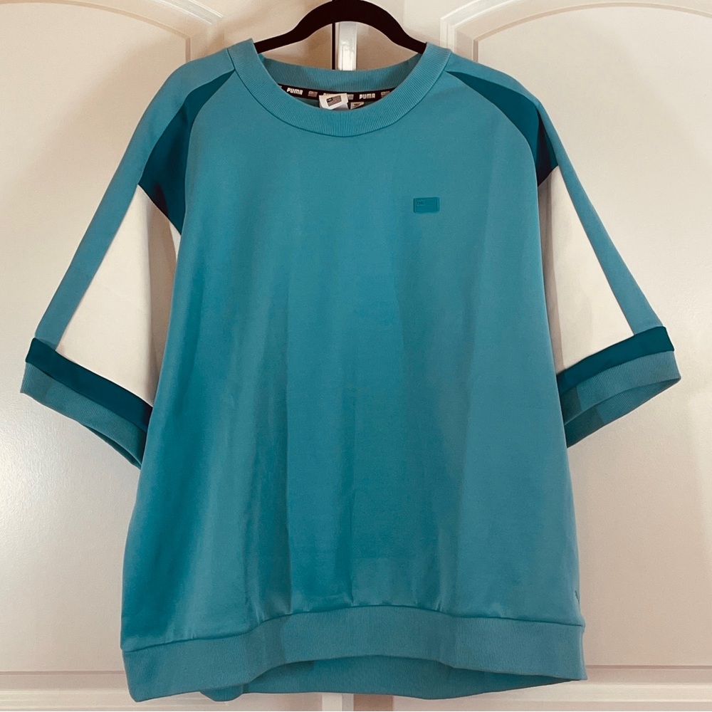 NWT Puma TMC Hustle Way Top - Men Size XXL - Maui Blue